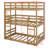 Triple-Decker Detachable Bunk Bed With Integrated Safety Ladders & Guardrails-1178644906