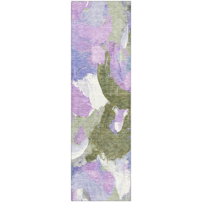Premium Machine Washable Mouton Abstract Rug