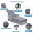 Outdoor Long Reclining Chaise, Wicker Lounge With Armrests-433273646