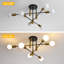 Collinsville 6 - Light Sputnik Chandelier,Mid Century Modern Chandeliers Industrial Ceiling light