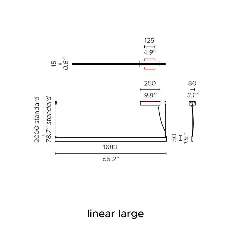 Fly Linear Suspension Lamp