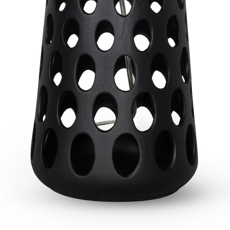 Kelvin Ceramic Table Lamp, Black