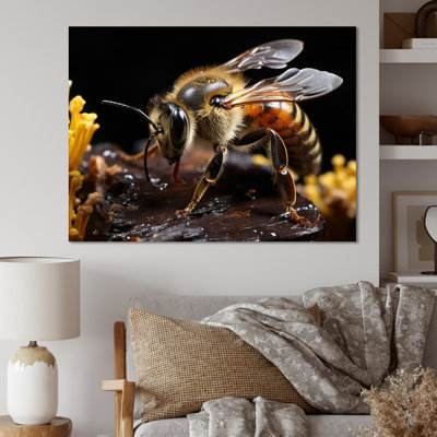 " Bee Portrait II " Watercolor Print