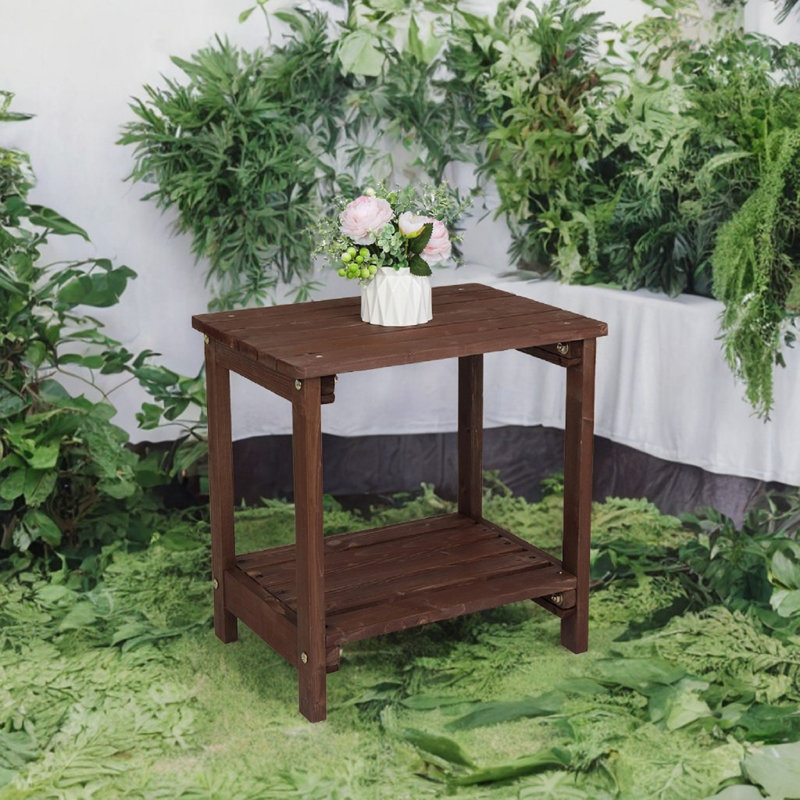 Mcginnis Solid Wood End Table