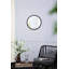 Miroir mural 20 "x 20" avec cadre en bois et finition noyer, miroir mural pour salon / salle à manger