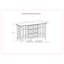 Bedford - Buffet buffet - Brun tabac foncé