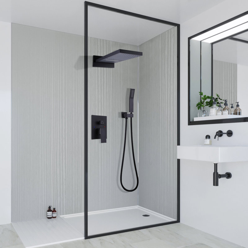 Système de douche complet avec valve brute