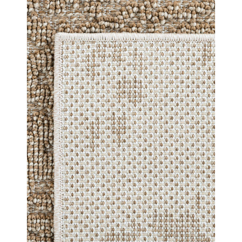Tapis d'extérieur traditionnel, Rectangle 6 pi 1 po x 9 pi
