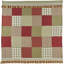 Rideau de douche simple en patchwork 100% coton classic Marrero-Choe
