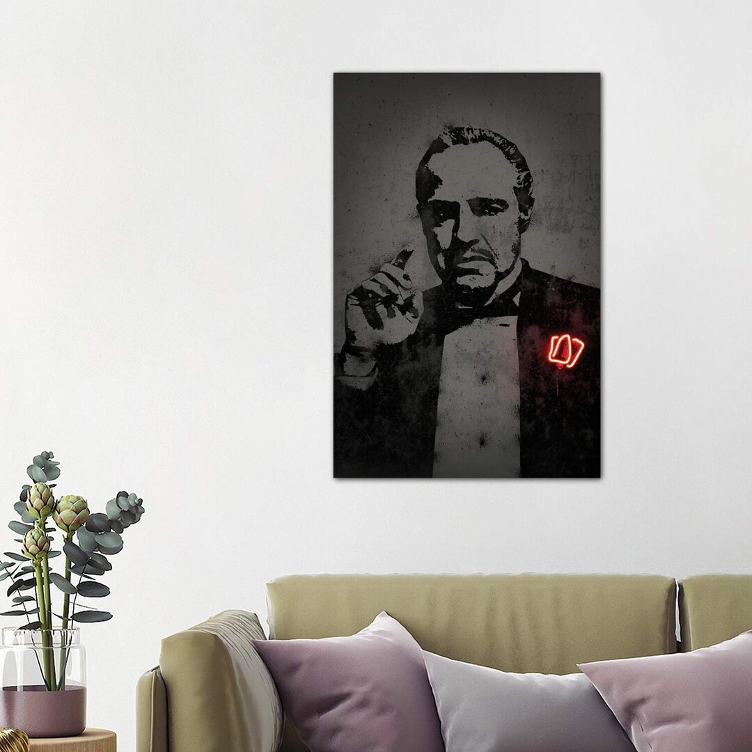 Leinwandbild Godfather von Octavian Mielu