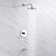 Rainfall Pressure-Balanced Tub and Shower Faucet with Rough-in Valve