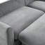 Sectional Sofa, L-Shaped Sofa, Upholstered Sectional Sofa With Movable Ottoman And Six Throw Pillows-1976197956