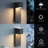 2 Pack 13" Modern Outdoor Led Wall Light