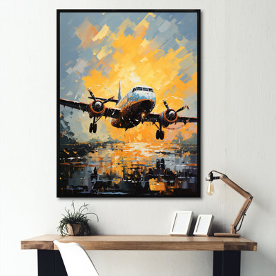 " In Flight Plane Horizons II "