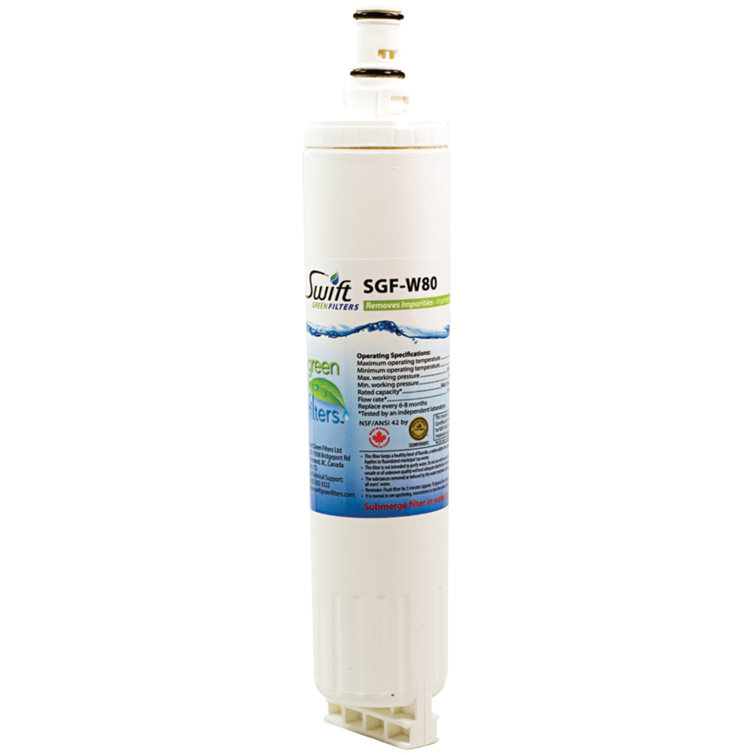 SGF-W80 Compatible Refrigerator Water Filter for 4396508, 4396510, EDR5RXD1.