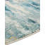 Tapis bleu clair tissé à la machine à motif abstrait Keimar-24431694