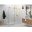 Nova 60 in. x 36 in. x 78 in. 90-degree Fully Frameless Sliding Glass Shower Enclosure-1118782146