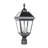 Imperial Trio Bulb Solar Post Light with Trapezoidal Solar Panels and 3" Fitter Mount 