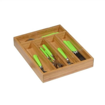 Bamboo Flatware Caddy
