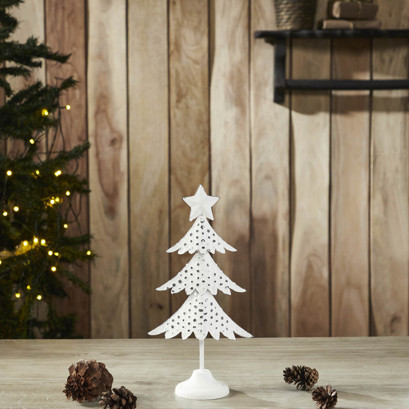 Figurine d'arbre de Noël supérieur, H 11,25 po x l 5,75 po x P 2,75 po