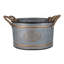Ensemble de 3 pots décoratifs en métal Huxley