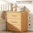 Lydd Curved 3-Drawer Nightstand, Organic Modern Bedside Table with Waterfall Design-1455446933-1446762936