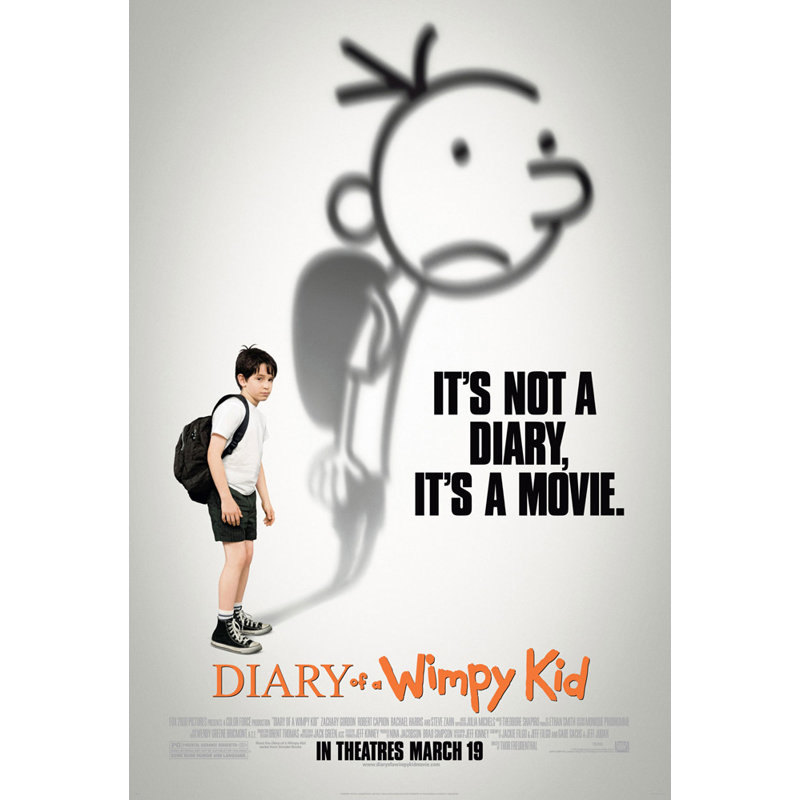 Diary of a Wimpy Kid, H 24 po x l 16 po