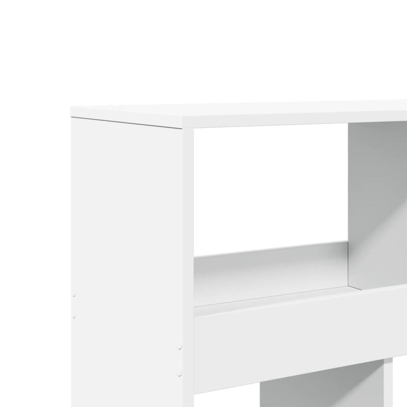 Andrika 100cm W Bookcase, 187.5cm H x 100cm W x 33cm D, White