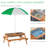 Elazer Kids Solid Wood Outdoor Table Or Chair and Chair Set
