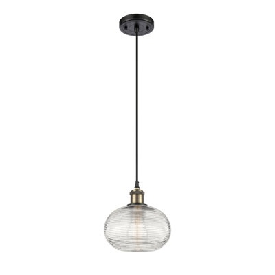 Luminaire suspendu simple à 1 lumière Jerard