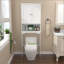 Armoire murale de salle de bain avec tablettes réglables pour un rangement efficace et peu encombrant