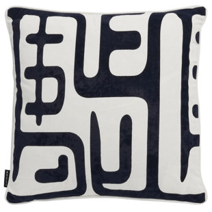 Chunky Black and White Geometric Pillow – Hallstrom Home