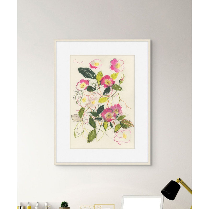 Fuschia Dog Rose 1 Print, 28" H x 24" W