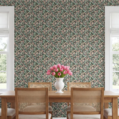 Newsbury Garden Floral Wallpaper