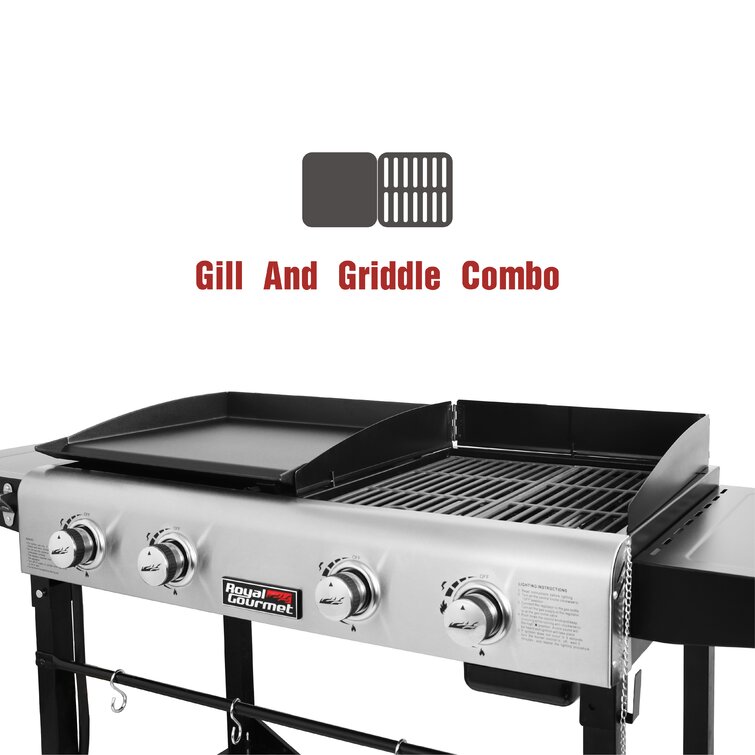 Griddle Master Full Griddle Top Commercial Version for Royal Gourmet 8  Burner Gas Grill 1x48x18.5