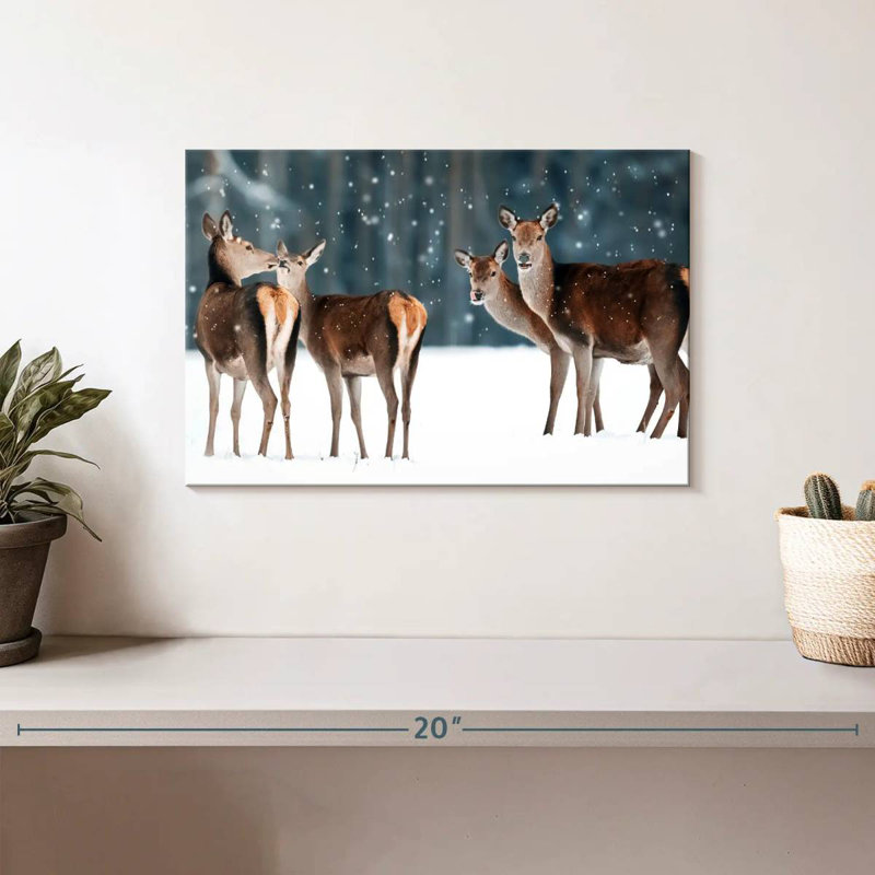 Cerf des neiges femme Brampt, H 8 po x l 12 po