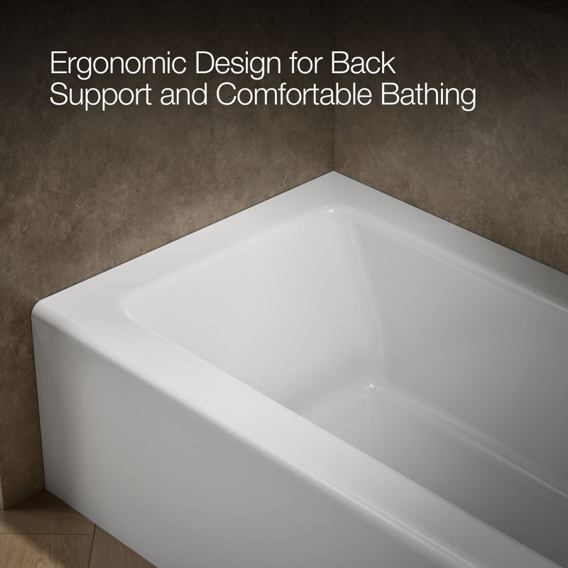 Bellwether 66" x 32" Soaking Bathtub, White