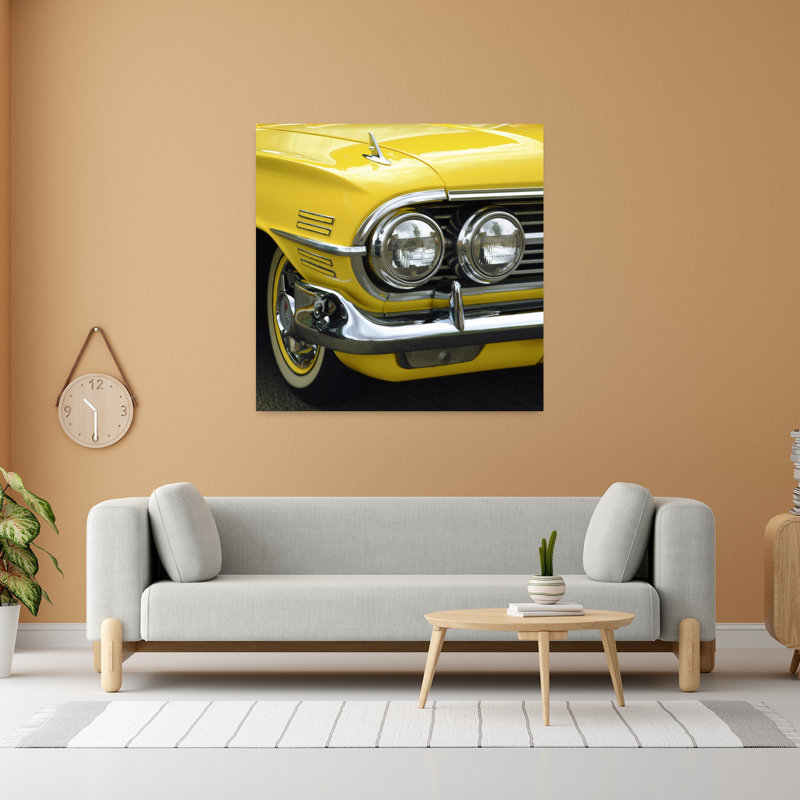 Sunburst El Camino, art rétro, H 48 po x l 48 po