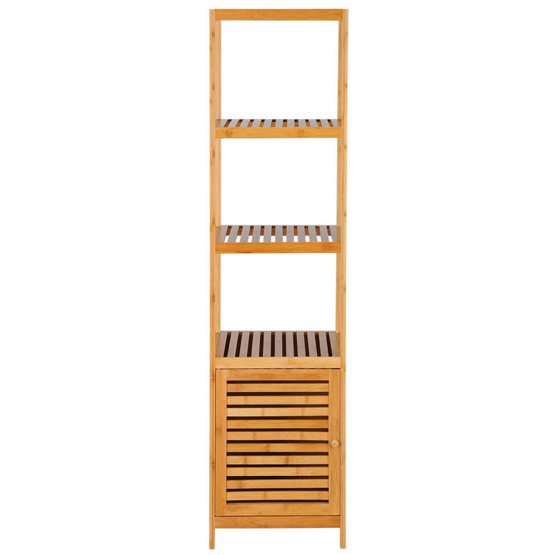 Brierley Solid Wood Freestanding Linen Cabinet