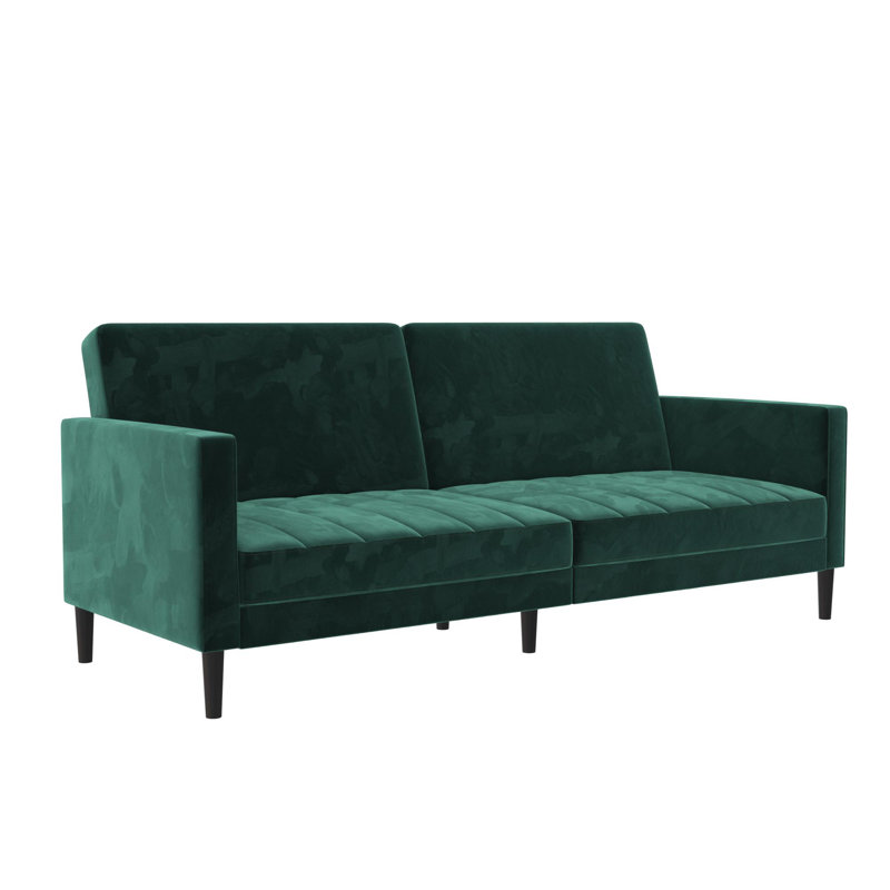 Upminster 3 Seater Faux Leather Sofa, Green 