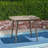 Outdoor Square Dining Table With Straight Legs-553094129