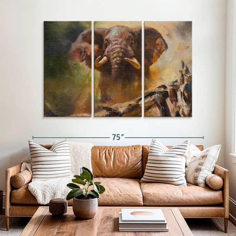 Brampt Elephant's Dream, 42" H x 65" W