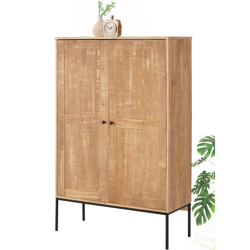 Salvatore 91cm Sideboard, Nature/Black