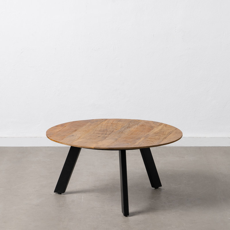 Lindel Three Leg Coffee Table, 40cm H x 80cm W x 80cm D