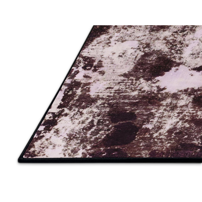 Abstract Indoor Rug, Rectangle 2' x 4'