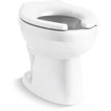 Wellcomme Ultra Floor-Mounted Rear Spud Flushometer Bowl