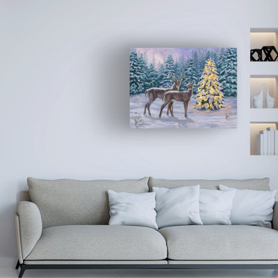 Art sur toile de Noël à la crologiste bolognaise
