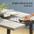 Long Dining Table With Large Tabletop And Steel Legs,Kitchen Table,For Your Home-1811416848