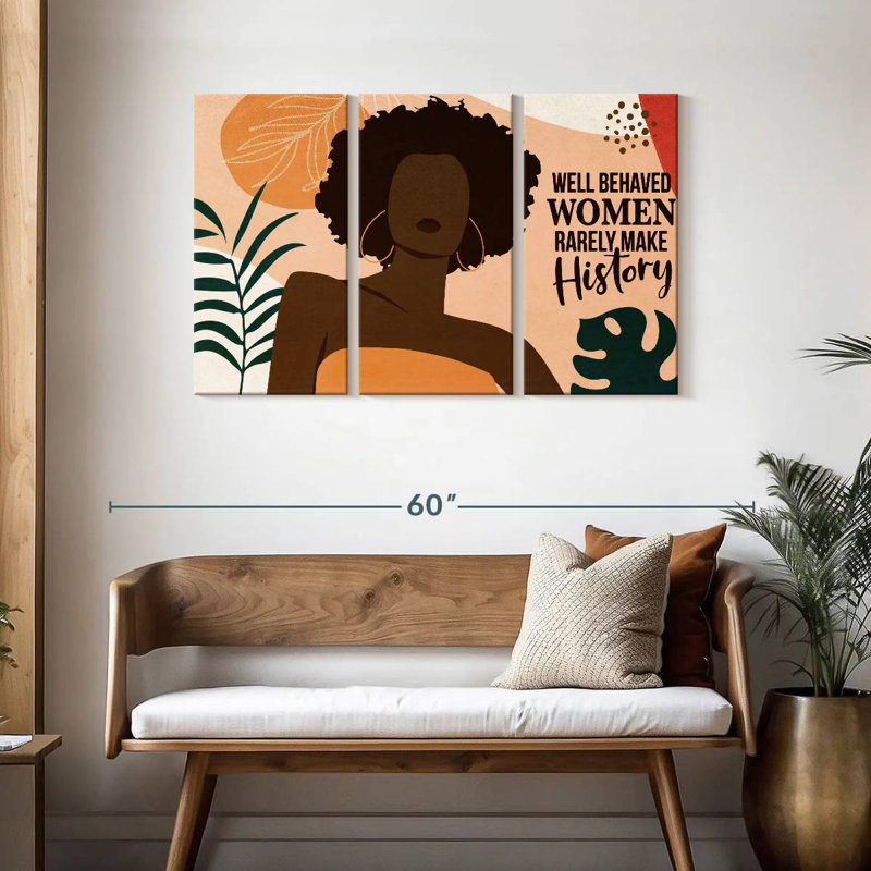 Khyia Women In History, 28" H x 45" W