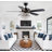 Elwer 52'' Ceiling Fan with Light Kit